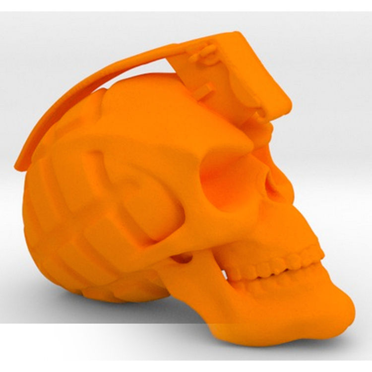 Skullnade Mini Orange by David Kraig