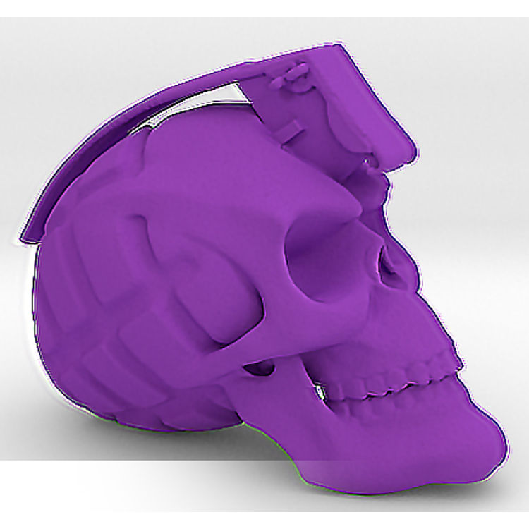 Skullnade Mini Purple by David Kraig
