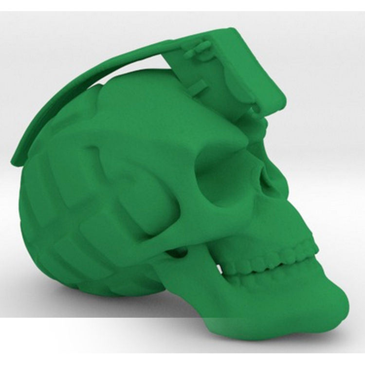 Skullnade Mini Green by David Kraig