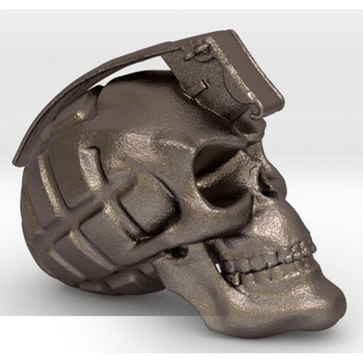 Skullnade Mini Stainless Steel by David Kraig