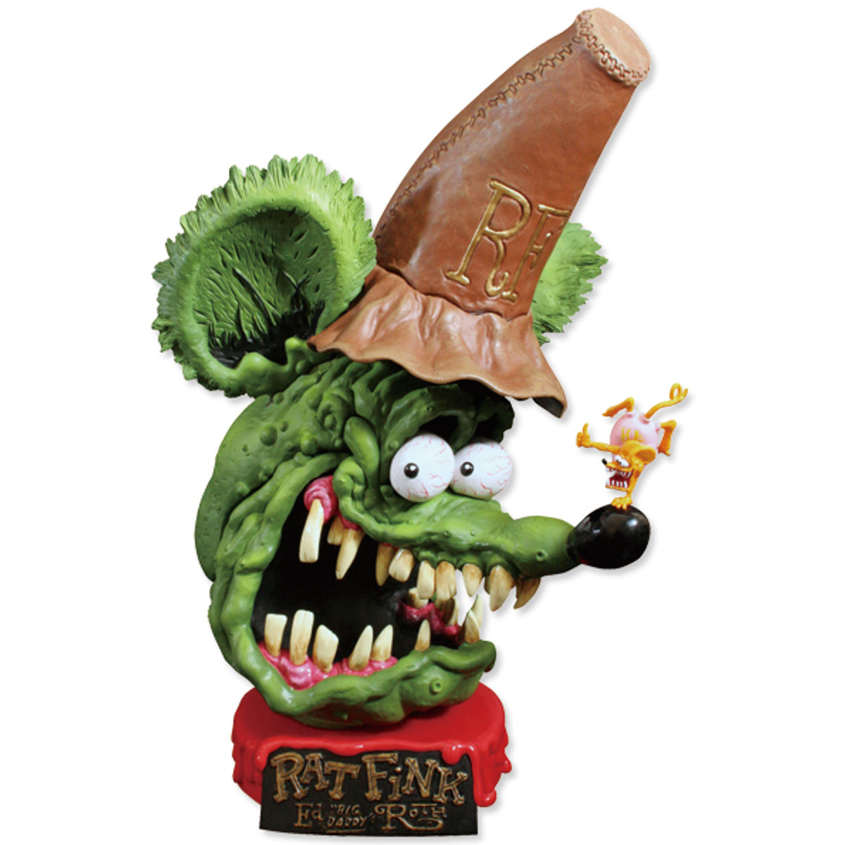 Rat Fink - Big Head Statue