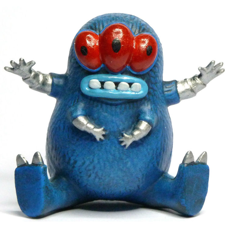 Custom Painted Blue Spikewad Greasebat funky Friend by Zukaty (Paulo Mendes)