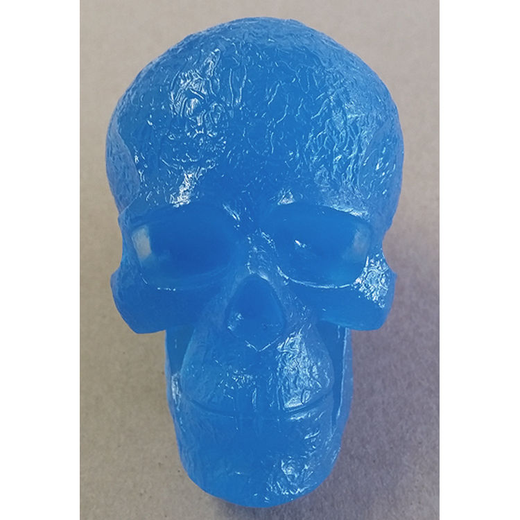 GID / Kings Of Atlantis Resin Skull / Sky King / Blue Jade by Eric Nocella Diaz