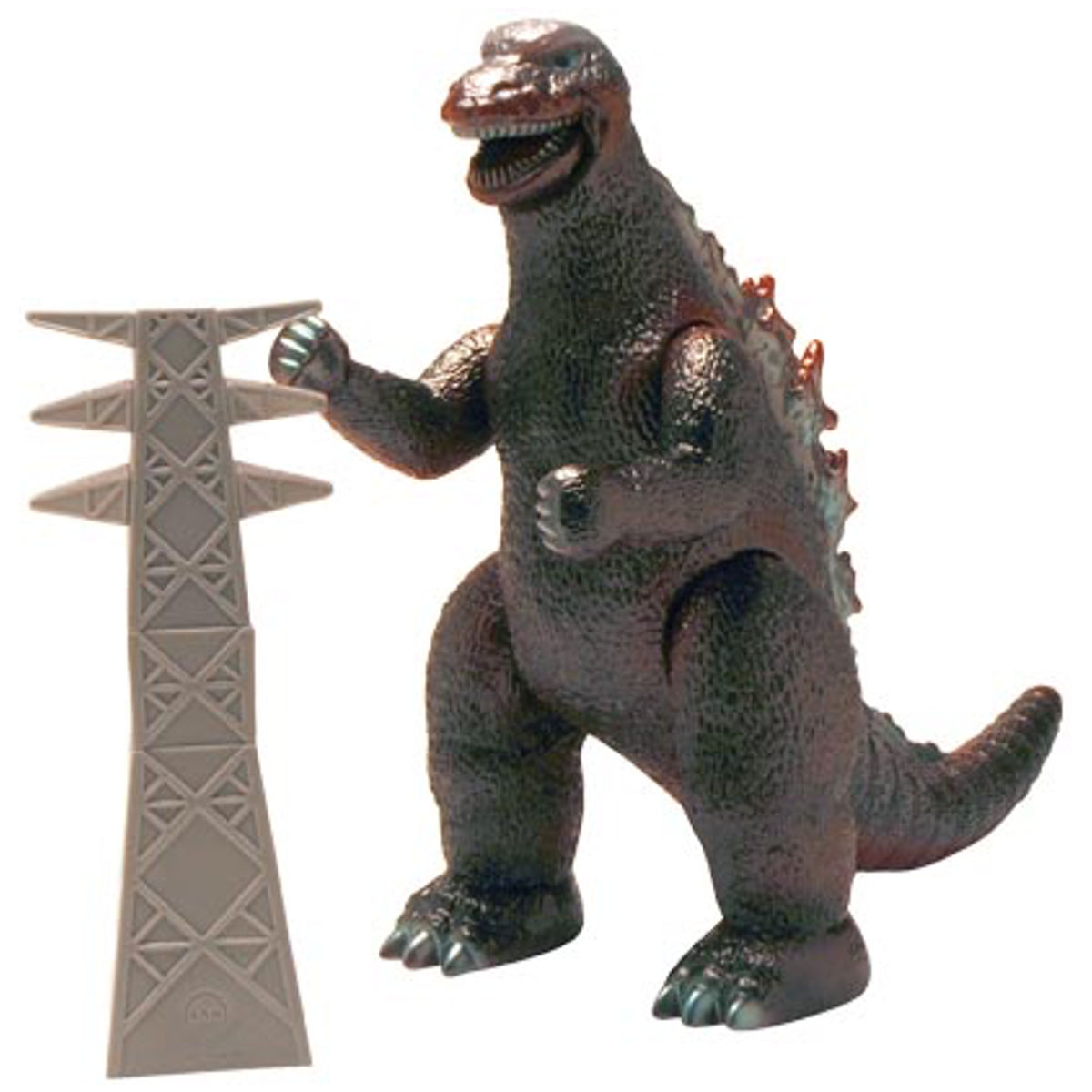 Marsan soft monster series of Godzilla 450 & large steel towers set Showa '90 edition