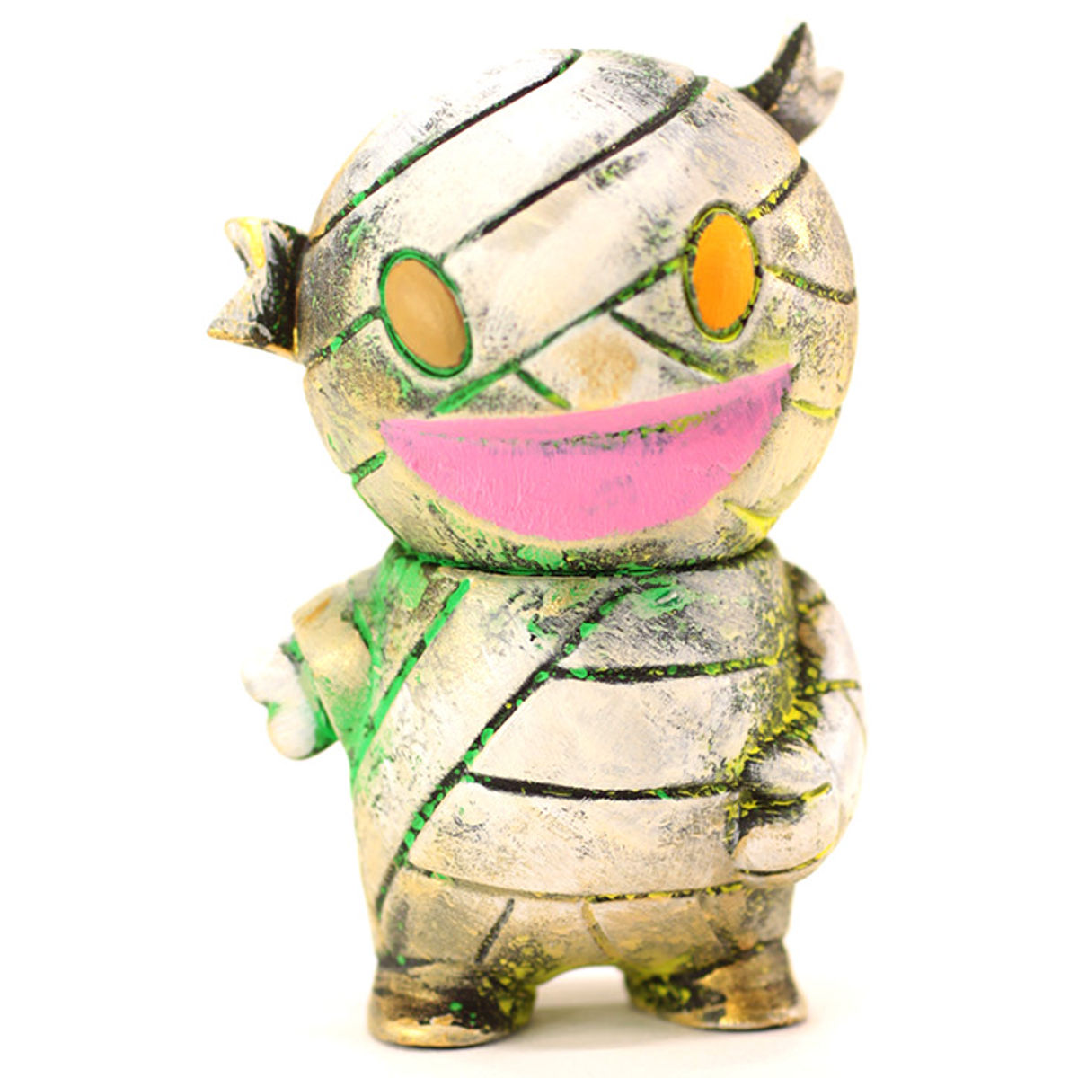 Alabaster Pocket Mummy Boy - Beige/Orange Eyes