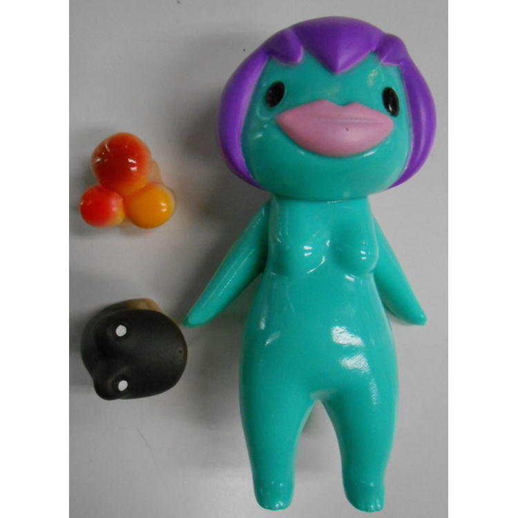 Sangattsu Honpo [ SUIKO Suico NEW BODY / ( blue green molding / hair : With purple / black eye / mushroom + frog ) ] by Sunguts