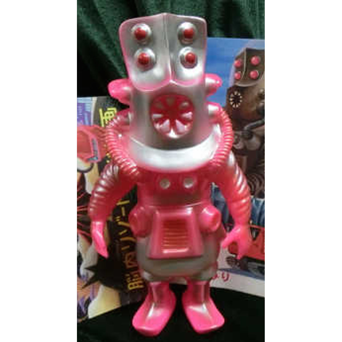 Billiken Shokai reverse pillar Imiri brain Resort monster plan poaching robot Burgan (Pink molding)