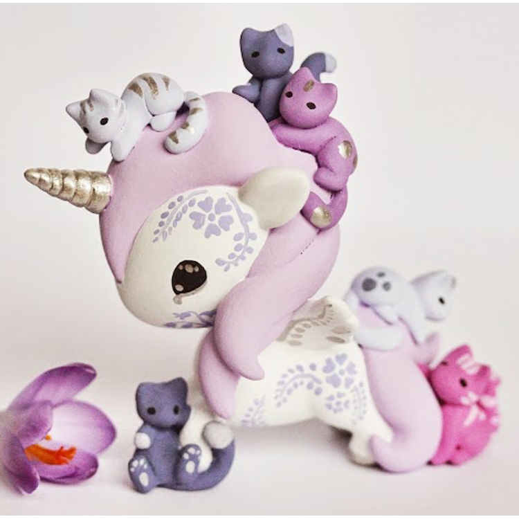 Tokidoki Unicorno Art Toy - Kittens by Mijbil Teko (Silvia Minucelli)
