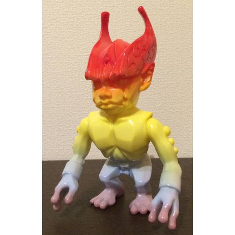Real head Mutant Evil brown rainbow color by Mirock Toy (Yowohei Kaneko)