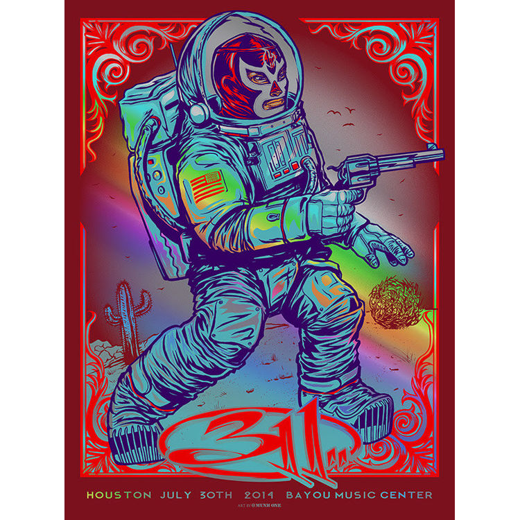 311 HOUSTON 2014 AP FOIL VARIANT by Munk One