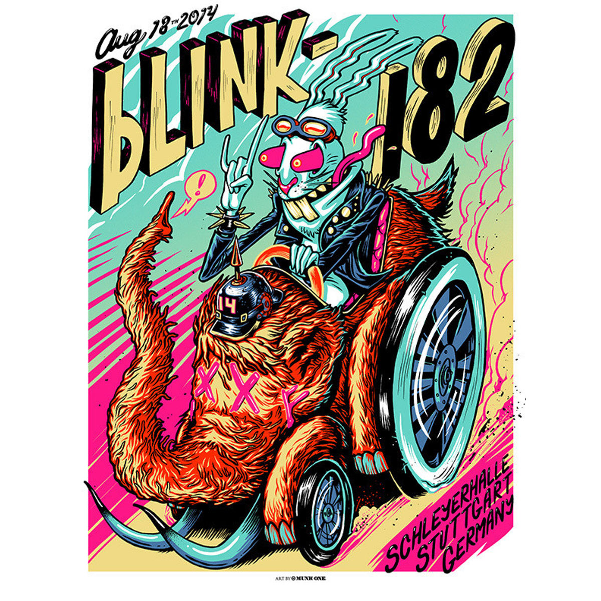 BLINK-182, STUTTGART, GERMANY PRINT