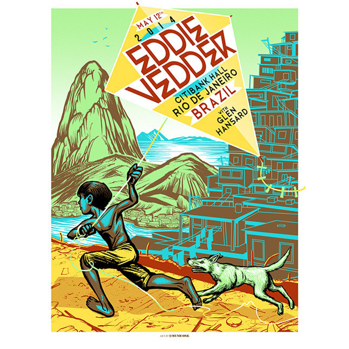 EDDIE VEDDER, RIO 2014 PRINT