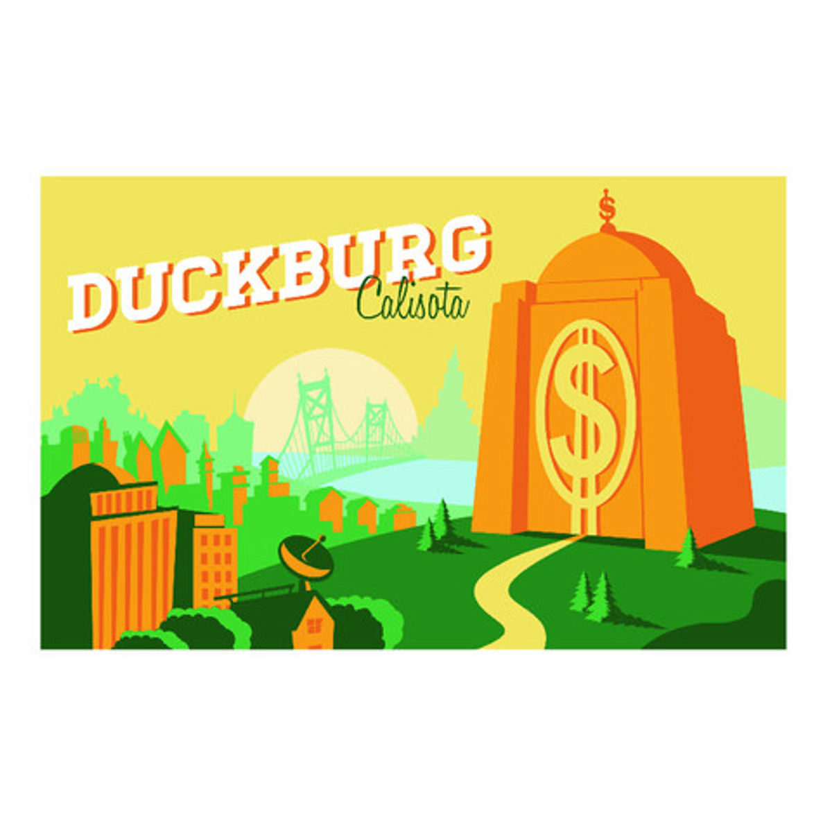 “Duckburg, Calisota” Print