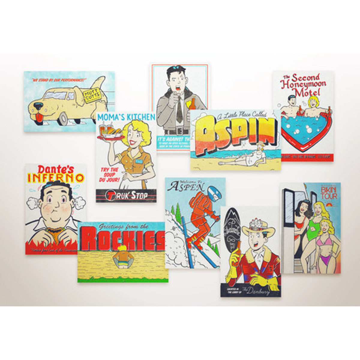 "Dumb & Dumber Postcard Set" Print Set