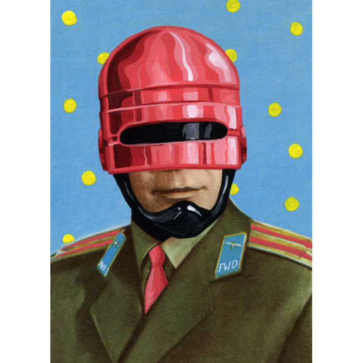 Pink Robocop by Famous When Dead