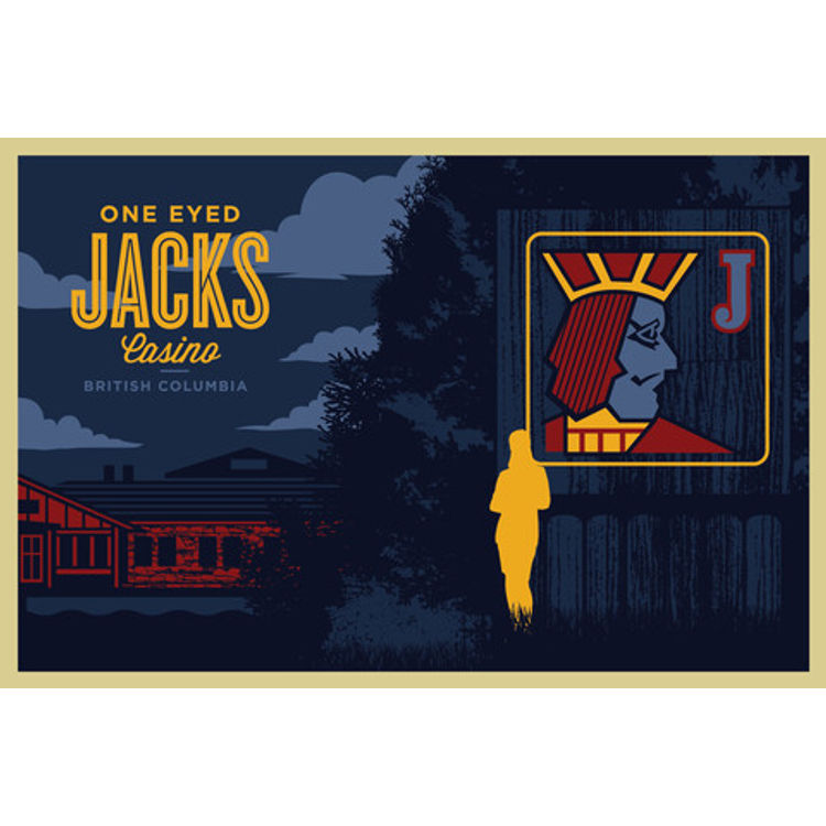"One Eyed Jacks Casino" Print by Rockets are Red
