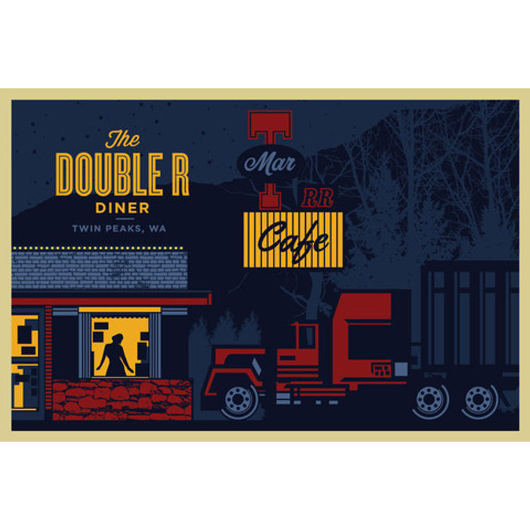 "The Double R Diner" Print by Rockets are Red