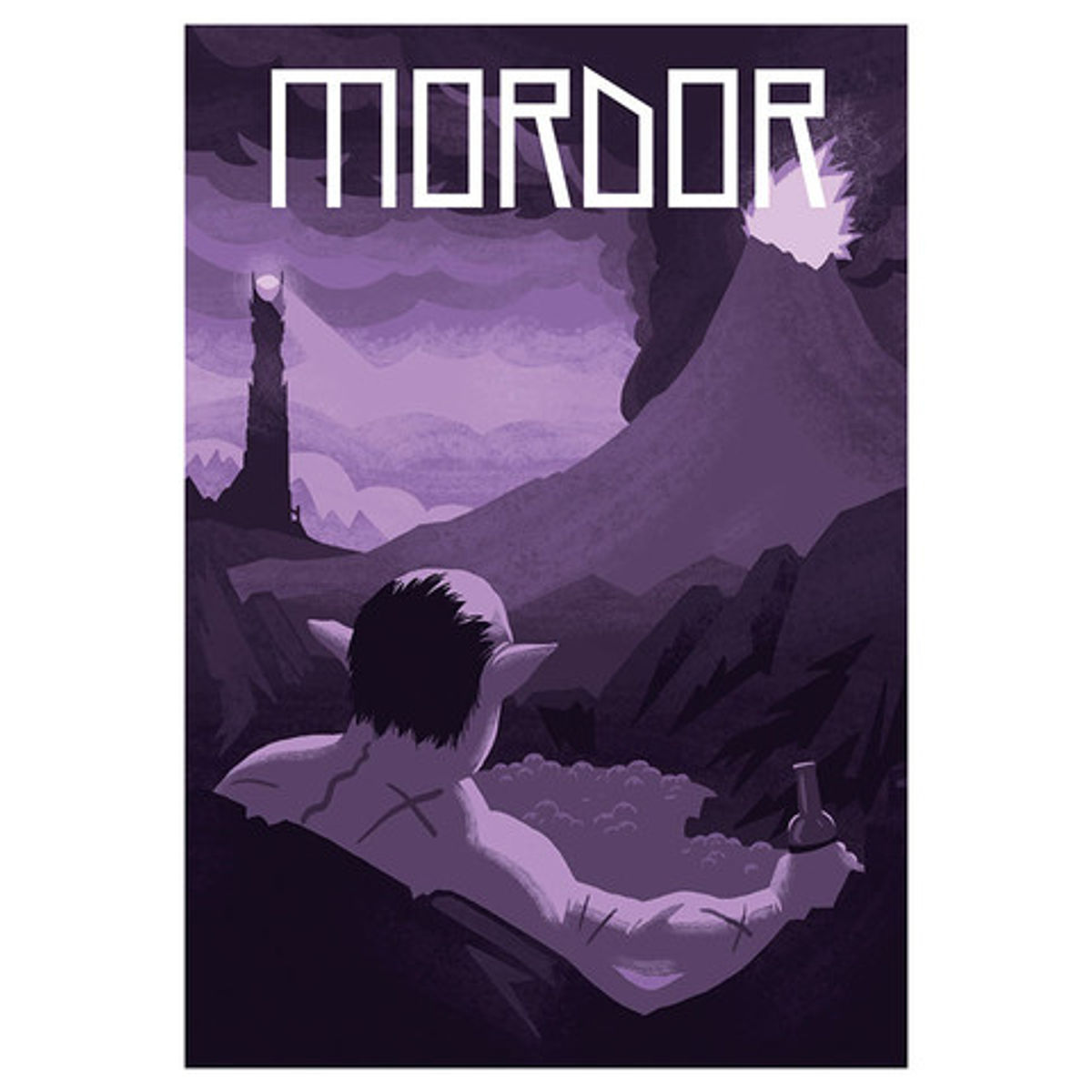 "Mordor Thermal Baths" Print