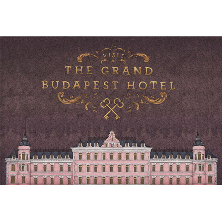 "Visit the Grand Budapest Hotel" Print by Jessica Roux