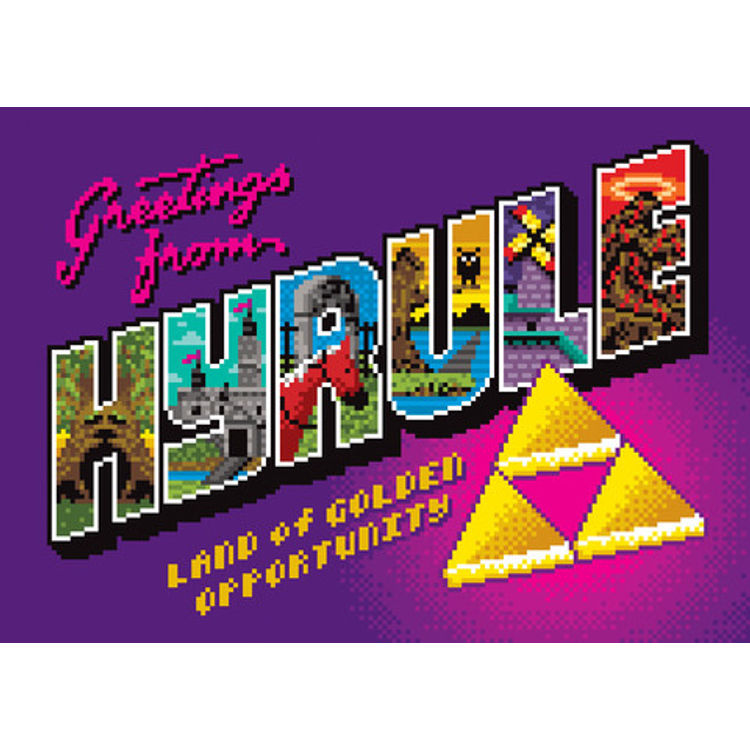 "Greetings from Hyrule" Print by Jude Buffum