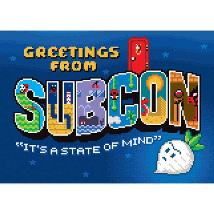 "Greetings from Subcon" Print by Jude Buffum