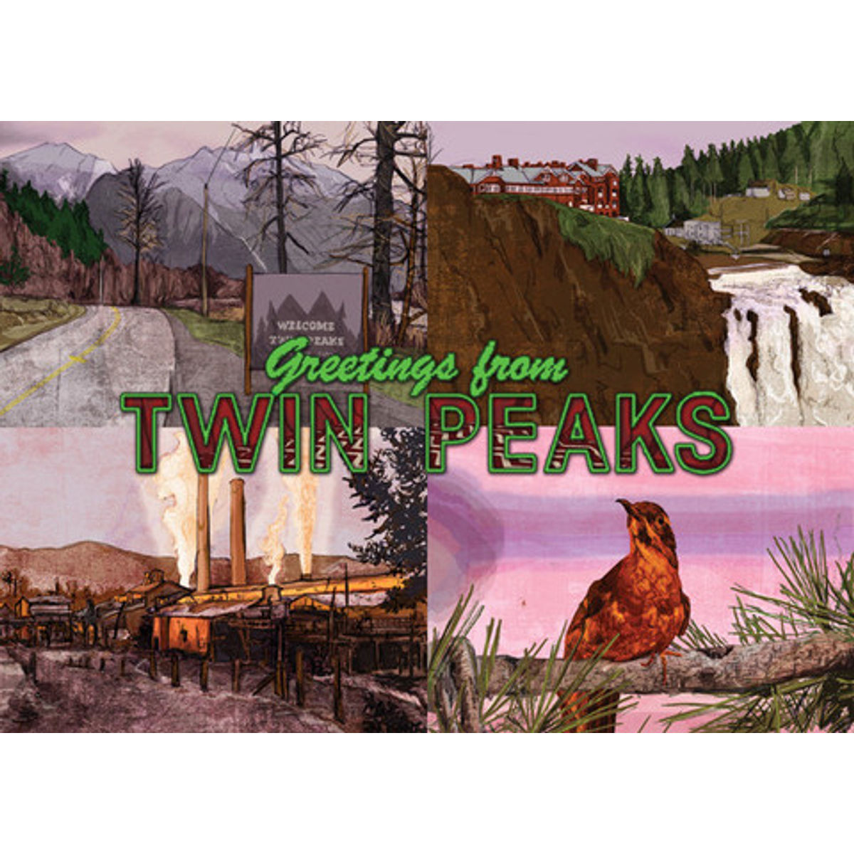 "Greetings from Twin Peaks" Print