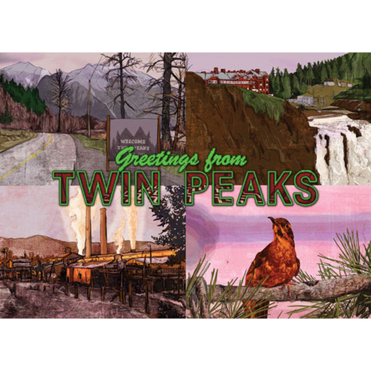 "Greetings from Twin Peaks" Print by Matthew Brazier