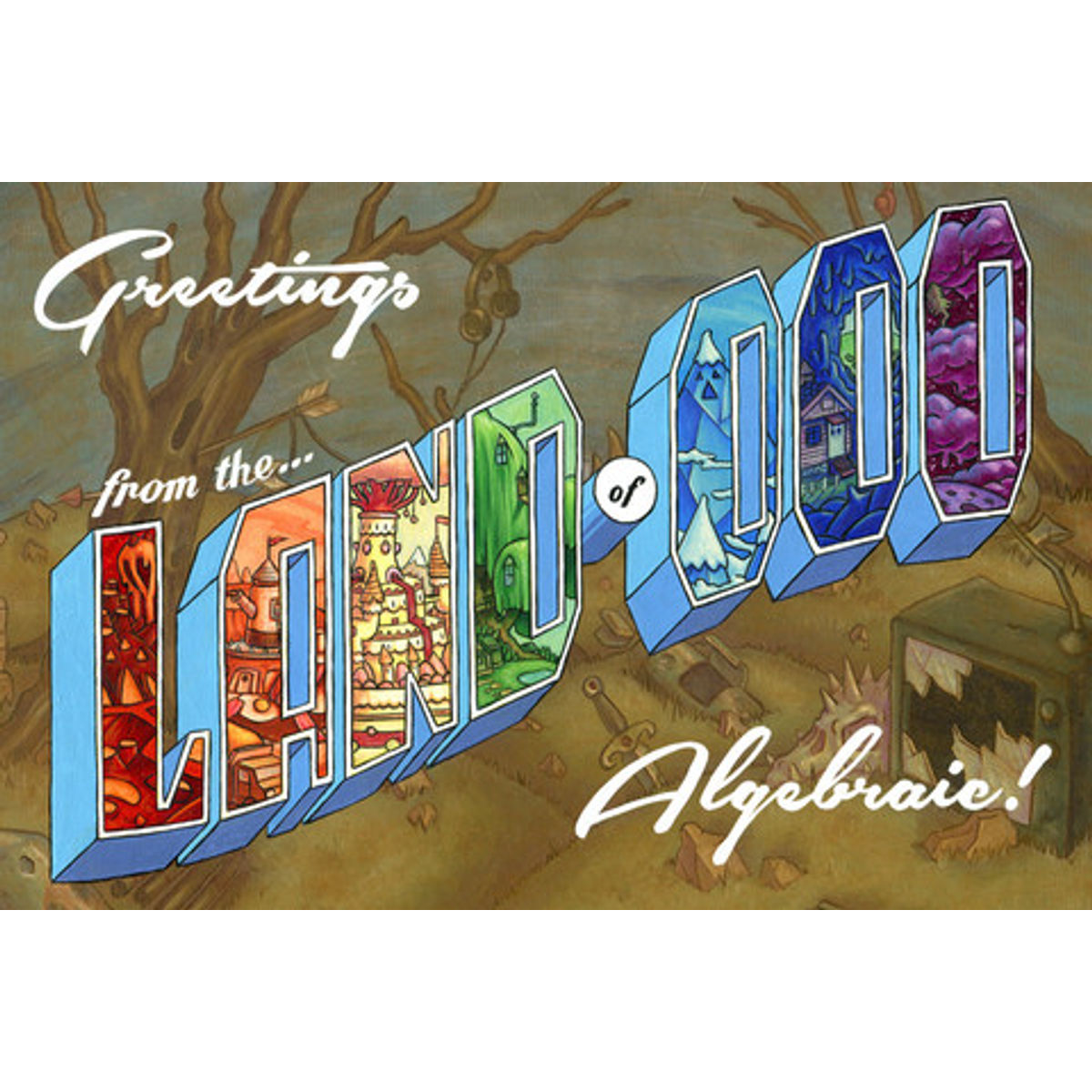 “Greetins from the Land of Ooo” Print