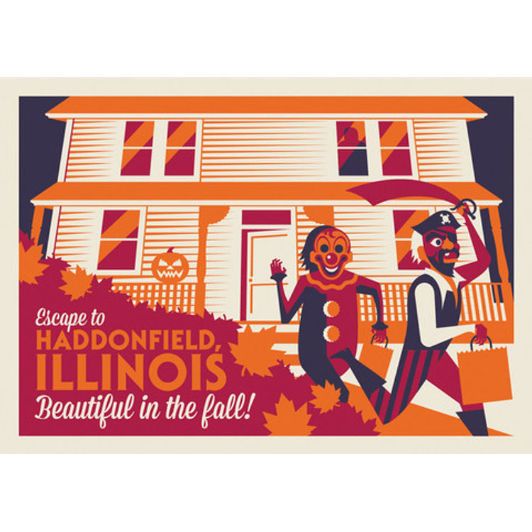 “Escape to Haddonfield, Illinois” Print by Ryan Brinkerhoff