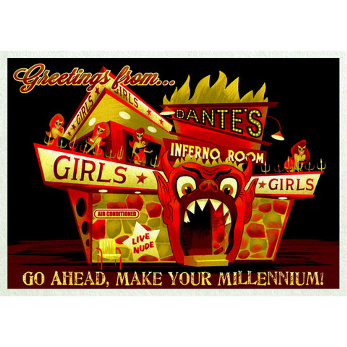 “Greetings From Dante's” Print