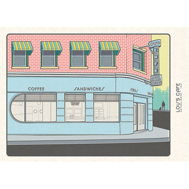 “Lou's Café” Print by Steve Dressler