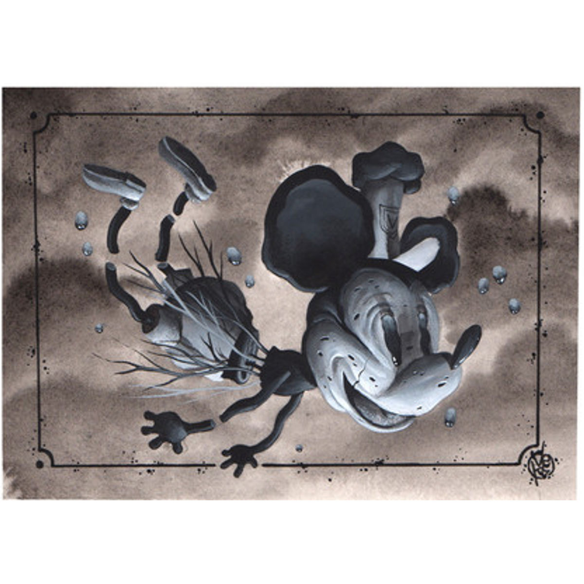 Floating Mickey Mouse” Print