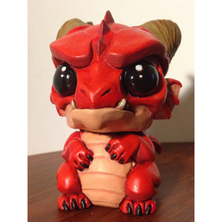 Lil' Scald Dragon - red by Tim Wollweber