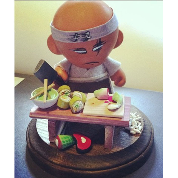 custom munny chef by Mr. Mars (Marshall Ballantyne)