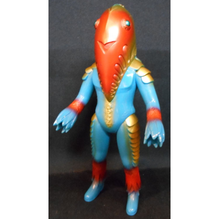 Tsuburaya Communication Soft Vinyl Monster Township Ultraman A Alien Metron Jr. (light blue molding / red) by Tsuburaya