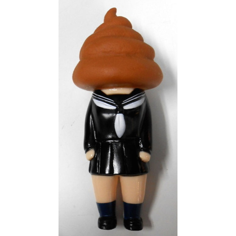 Sangattsu Honpo [ School Girl SUIKO Suico / black uniforms poop head ] by Sunguts