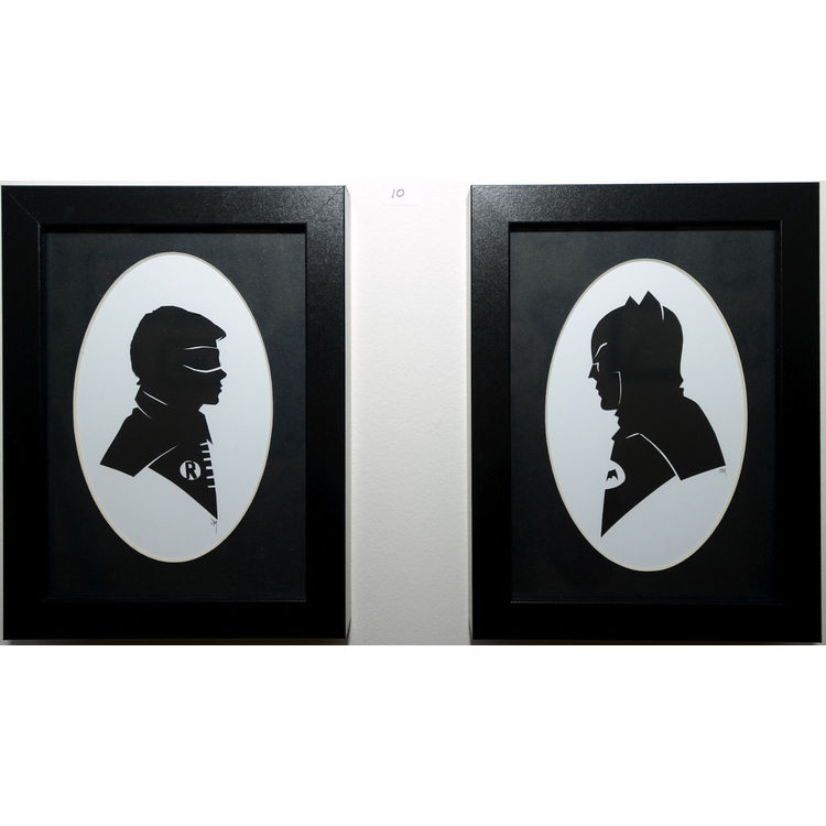 Adam West and Burt Ward Set (Batman and Robin) by Jordan Monsell