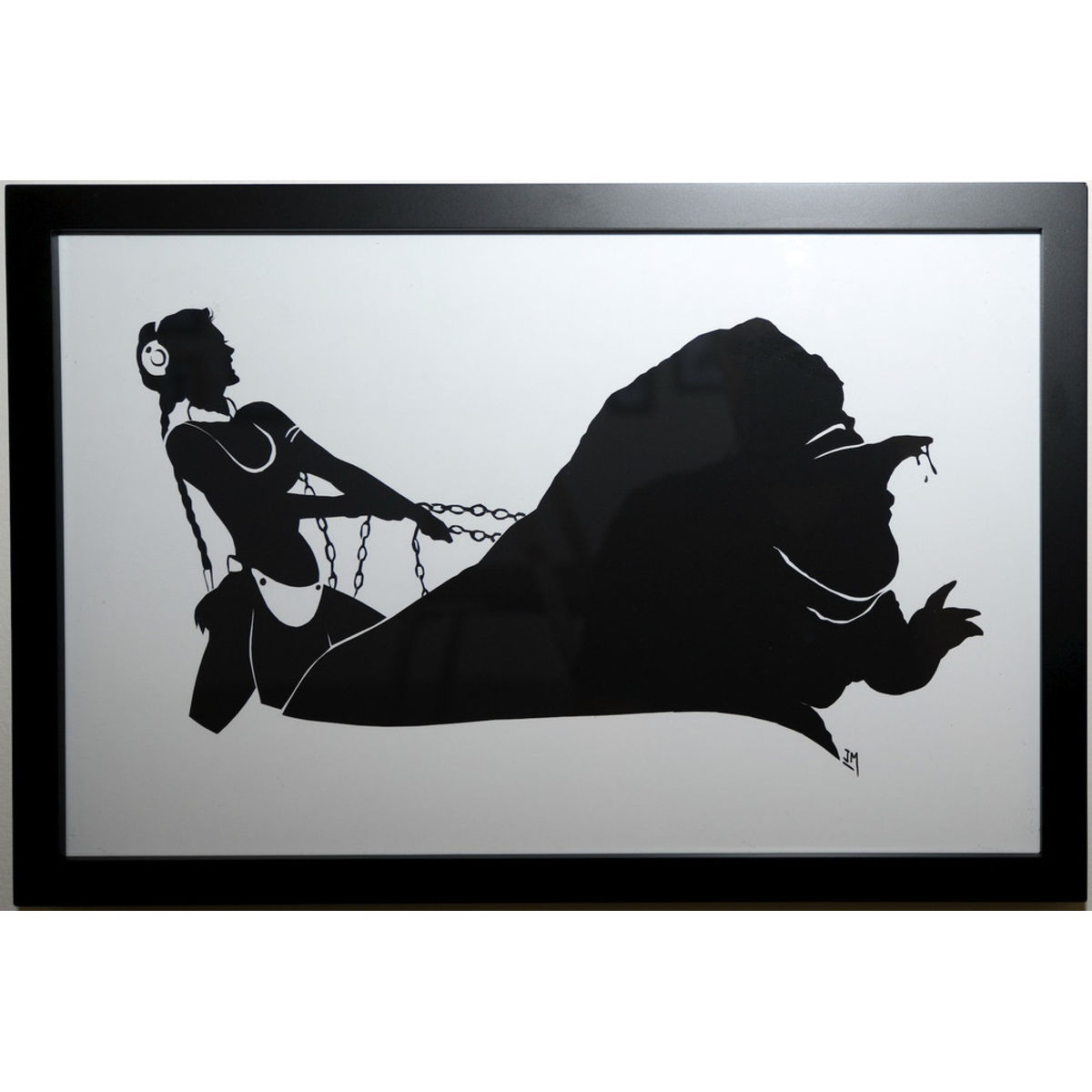 Slave Leia and Jabba the Hutt