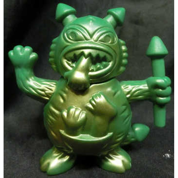 GARGAMEL Gagameru germs corps large march series flesh-eating bacteria ( green molding / gold paint ) by Gargamel (Kiyoka Ikeda)