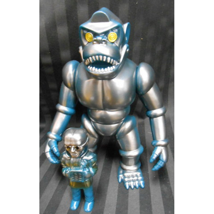 Target Earth [ robot gorilla Dr.EVIL ( evil scientist ) set / ( 5 Phase A / 55 blue molded / Gun Metal ) ] by Target Earth