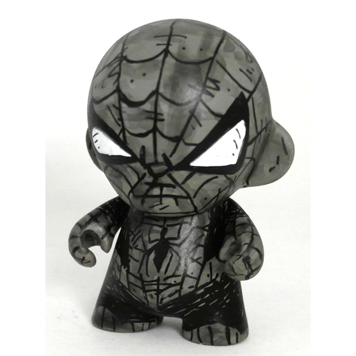Black n White Spidey Mico Munny custom