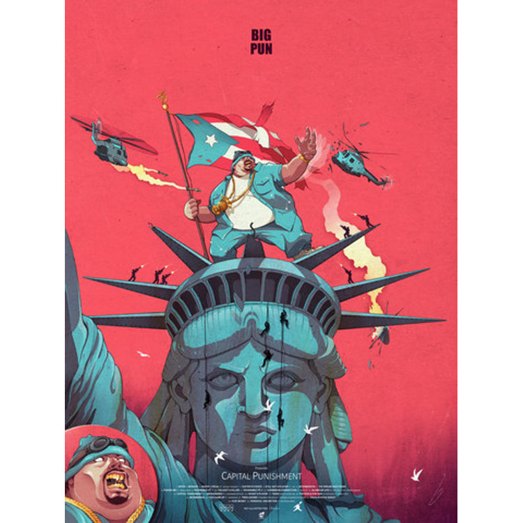“Big Pun - Capital Punishment" Print by Chris B. Murray