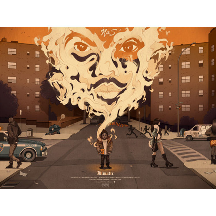 “Nas - Illmatic" Print by Chris B. Murray
