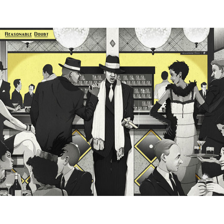“Jay-Z - Reasonable Doubt" Print by Chris B. Murray
