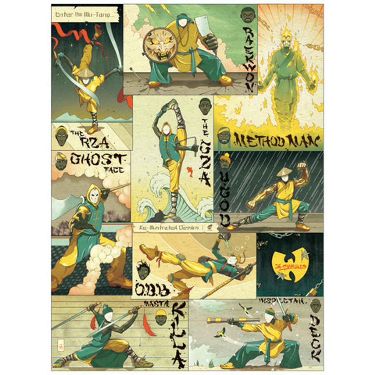 “Wu-Tang Clan - 36 Chambers" Print
