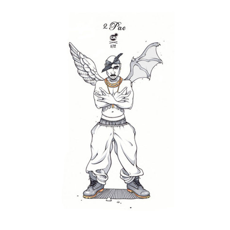 “2Pac" Print by Chris B. Murray