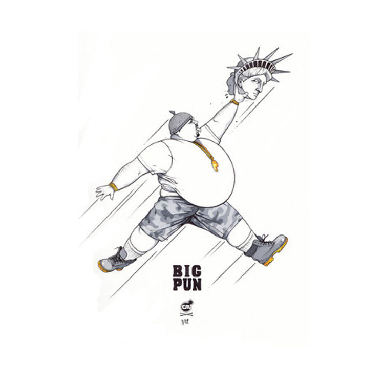 “Big Pun" Print by Chris B. Murray