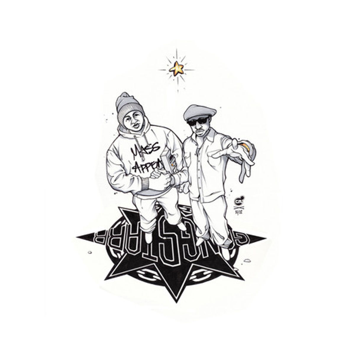 “Gang Starr" Print