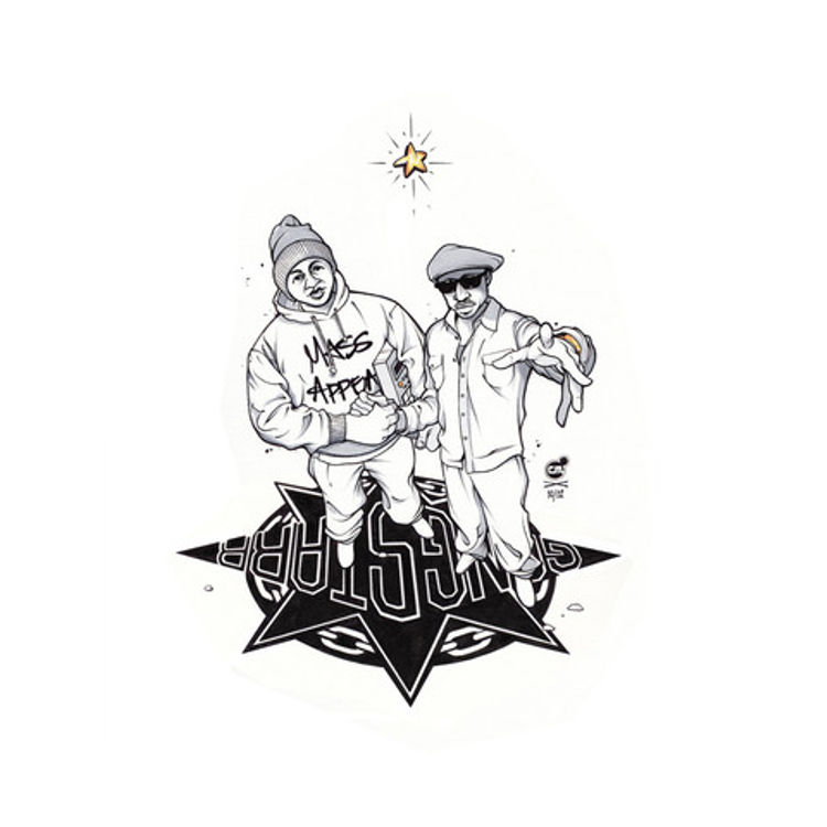 “Gang Starr" Print by Chris B. Murray