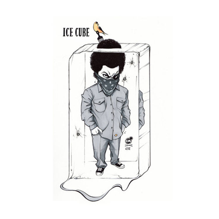 “Ice Cube" Print by Chris B. Murray